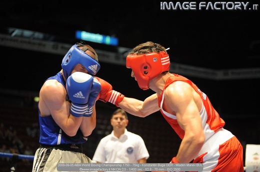 2009-09-05 AIBA World Boxing Championship 1750 - 75kg - Konstantin Buga GER - Mladen Manev BUL